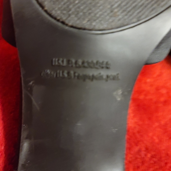 Y2K Perfection Rampage embellished mule slide evening shoe  satin - Picture 4 of 9